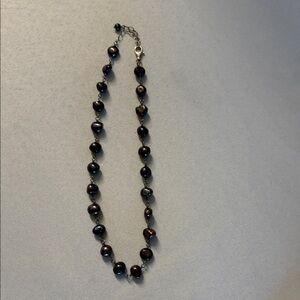 Silpada Iridescent Black Pearl Necklace